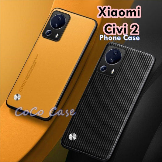 For Xiaomi Civi 2 Cover Silicone Professional Full Case Classic Simple Solid Color Phone Case Cover sweatproof