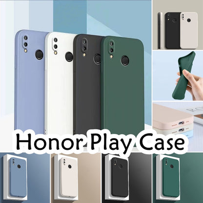 For Honor Play Cover Drop and wear resistant Silicone Full Case Classic Simple Solid Color Phone Case Cover