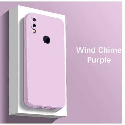 For VIVO Y85 Cover Drop and wear resistant Silicone Full Case Classic Simple Solid Color Phone Case Cover