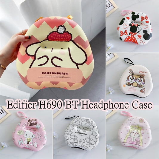 For Edifier H690 BT Headphone Case Cartoon Creative Patterns Headset Earpads Storage Bag Casing Box