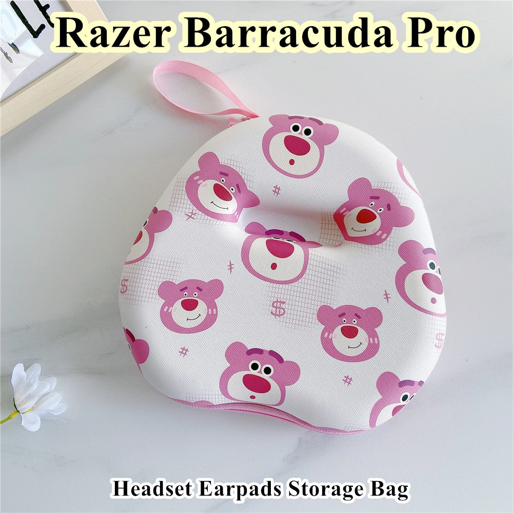 For Razer Barracuda Pro Headphone Case Cartoon Creative Patterns Headset Earpads Storage Bag Casing Box