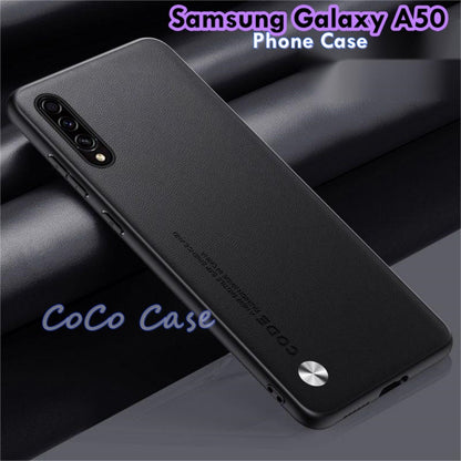 For Samsung Galaxy A50 Cover Silicone Professional Full Case Classic Simple Solid Color Phone Case Cover sweatproof