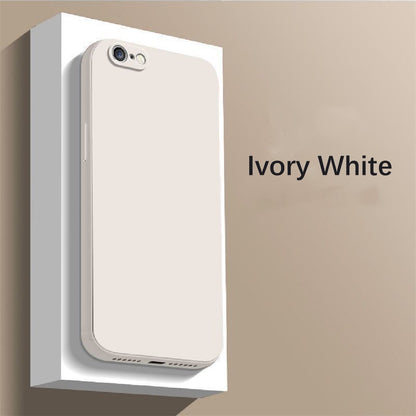 For IPhone 6 Plus Cover Drop and wear resistant Silicone Full Case Classic Simple Solid Color Phone Case Cover