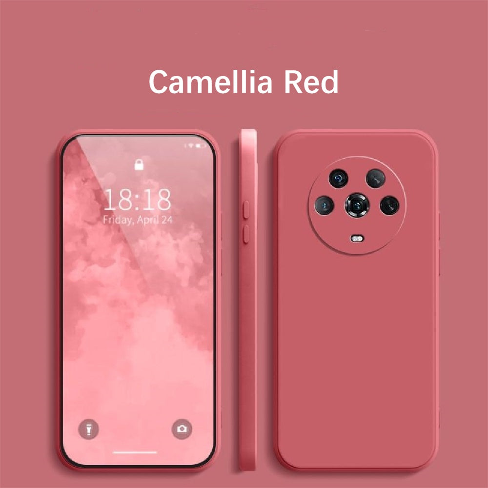 For Honor Magic 3 Pro Cover Drop and wear resistant Silicone Full Case Classic Simple Solid Color Phone Case Cover