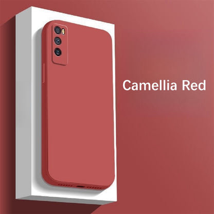 For Huawei Enjoy Z Cover Drop and wear resistant Silicone Full Case Classic Simple Solid Color Phone Case Cover
