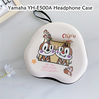 For Yamaha YH-E500A  Headphone Case Cartoon Creative Patterns Headset Earpads Storage Bag Casing Box