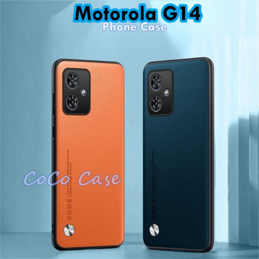 For Motorola G14 Cover Silicone Professional Full Case Classic Simple Solid Color Phone Case Cover sweatproof