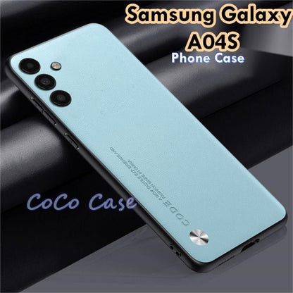 For Samsung Galaxy A04S Cover Silicone Professional Full Case Classic Simple Solid Color Phone Case Cover sweatproof