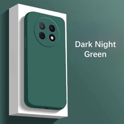 For Huawei Nova Y91 Cover Drop and wear resistant Silicone Full Case Classic Simple Solid Color Phone Case Cover