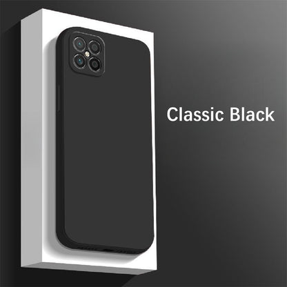 For Huawei Nova 8 SE Cover Drop and wear resistant Silicone Full Case Classic Simple Solid Color Phone Case Cover