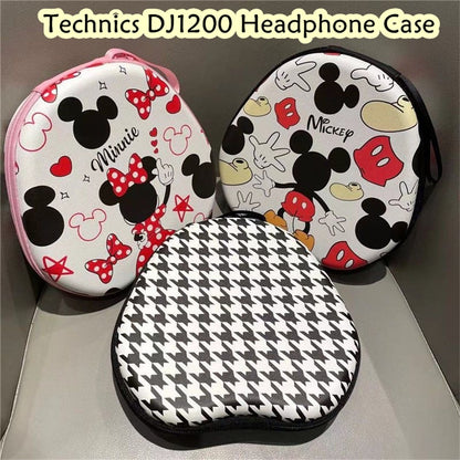 For Technics DJ1200 Headphone Case Cartoon Creative Patterns Headset Earpads Storage Bag Casing Box