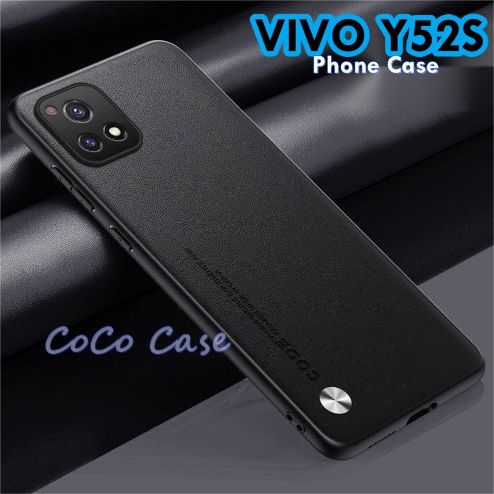 For VIVO Y52S Cover Silicone Professional Full Case Classic Simple Solid Color Phone Case Cover sweatproof