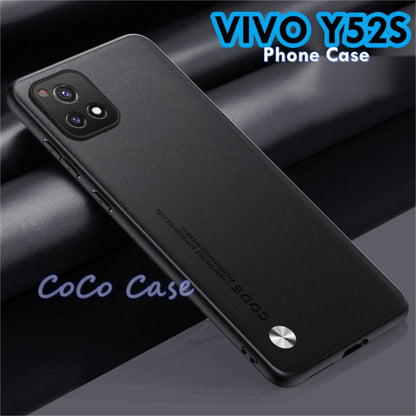 For VIVO Y52S Cover Silicone Professional Full Case Classic Simple Solid Color Phone Case Cover sweatproof