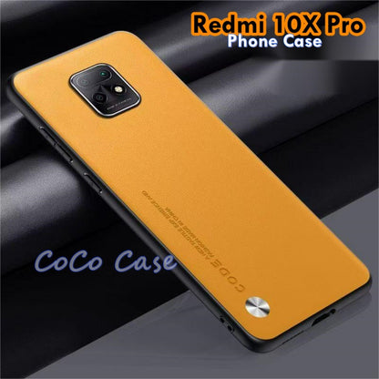 For Redmi 10X Pro Cover Silicone Professional Full Case Classic Simple Solid Color Phone Case Cover sweatproof