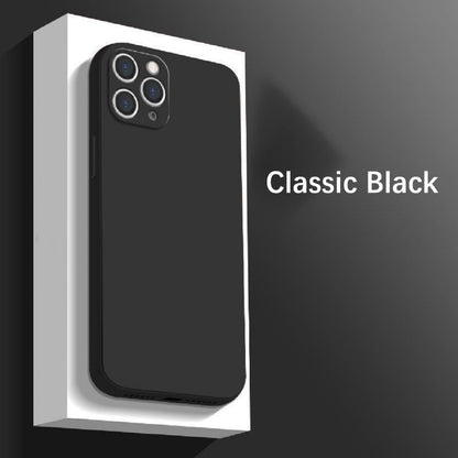 For IPhone 14 Pro Max Cover Drop and wear resistant Silicone Full Case Classic Simple Solid Color Phone Case Cover