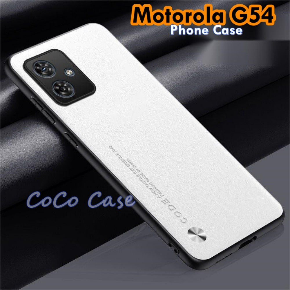 For Motorola G54 Cover Silicone Professional Full Case Classic Simple Solid Color Phone Case Cover sweatproof
