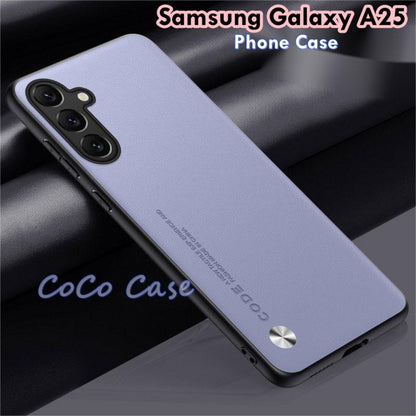 For Samsung Galaxy A25 Cover Silicone Professional Full Case Classic Simple Solid Color Phone Case Cover sweatproof