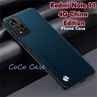 For Redmi Note 11 4G China Edition Cover Silicone Professional Full Case Classic Simple Solid Color Phone Case Cover sweatproof