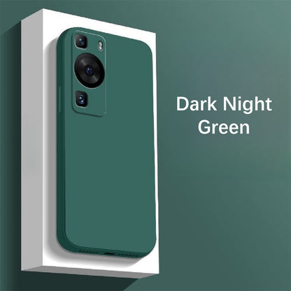 For Huawei P60 Cover Drop and wear resistant Silicone Full Case Classic Simple Solid Color Phone Case Cover