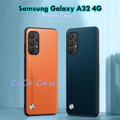 For Samsung Galaxy A32 4G Cover Silicone Professional Full Case Classic Simple Solid Color Phone Case Cover sweatproof