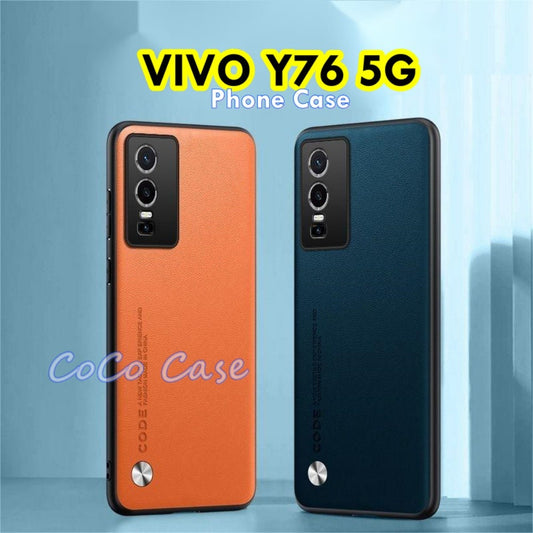 For VIVO Y76 5G Cover Silicone Professional Full Case Classic Simple Solid Color Phone Case Cover sweatproof