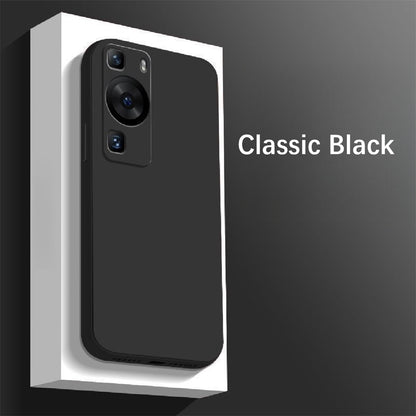 For Huawei P60 Cover Drop and wear resistant Silicone Full Case Classic Simple Solid Color Phone Case Cover