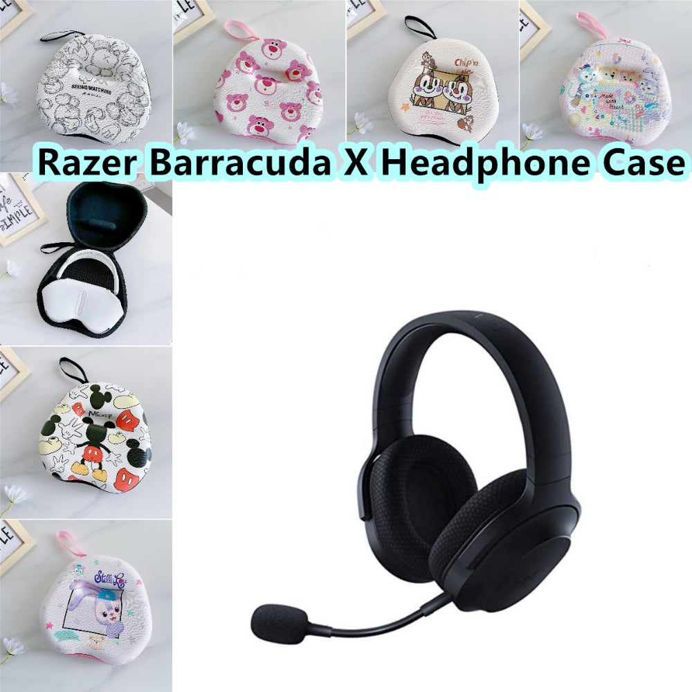 For Razer Barracuda X Headphone Case Cartoon Creative Patterns Headset Earpads Storage Bag Casing Box