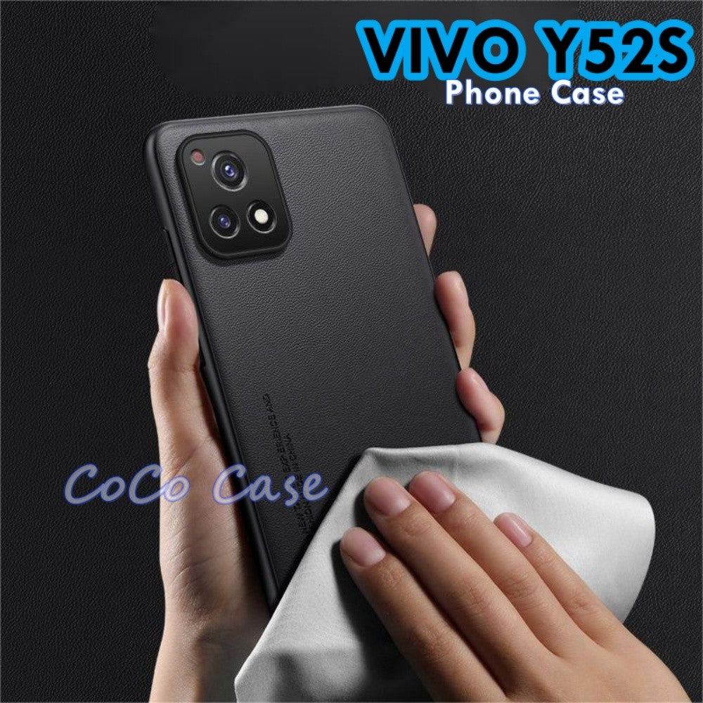 For VIVO Y52S Cover Silicone Professional Full Case Classic Simple Solid Color Phone Case Cover sweatproof