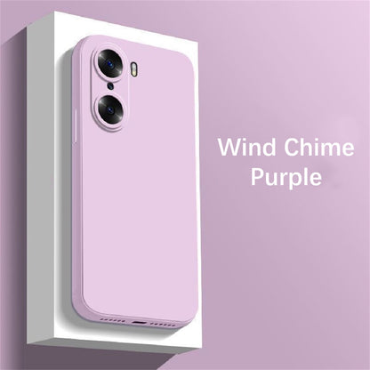 For Honor 60 Cover Drop and wear resistant Silicone Full Case Classic Simple Solid Color Phone Case Cover