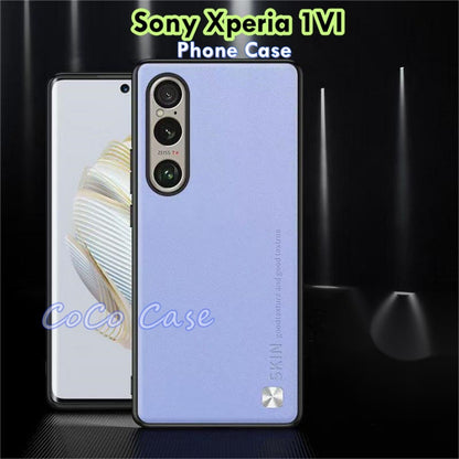 For Sony Xperia 1VI Cover Silicone Professional Full Case Classic Simple Solid Color Phone Case Cover sweatproof