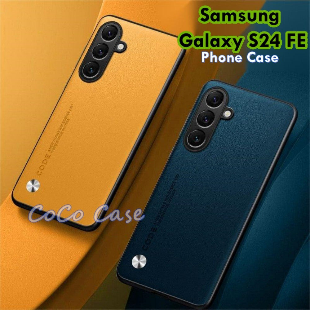 For Samsung Galaxy S24 FE Cover Silicone Professional Full Case Classic Simple Solid Color Phone Case Cover sweatproof