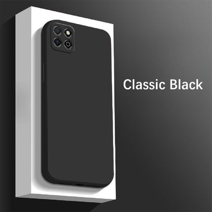 For Huawei Play 20 Cover Drop and wear resistant Silicone Full Case Classic Simple Solid Color Phone Case Cover