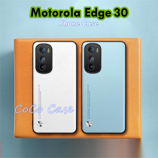 For Motorola Edge 30 Cover Silicone Professional Full Case Classic Simple Solid Color Phone Case Cover sweatproof
