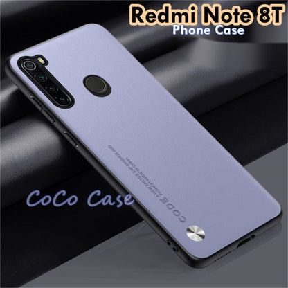 For Redmi Note 8T Cover Silicone Professional Full Case Classic Simple Solid Color Phone Case Cover sweatproof