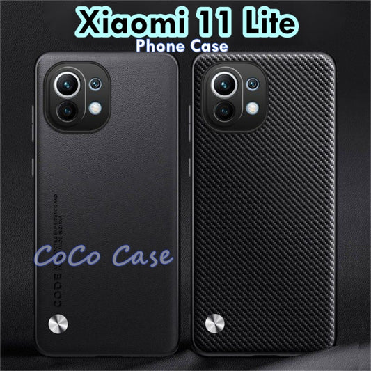 For Xiaomi 11 Lite Cover Silicone Professional Full Case Classic Simple Solid Color Phone Case Cover sweatproof