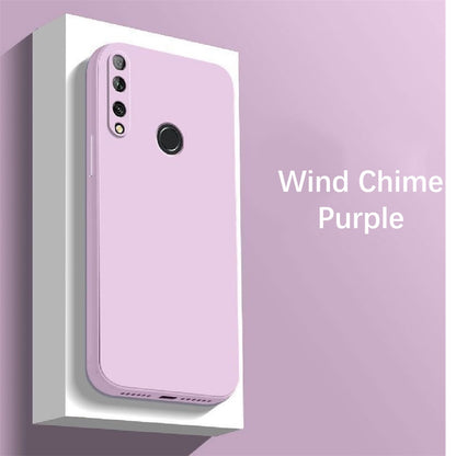 For Honor 20i Cover Drop and wear resistant Silicone Full Case Classic Simple Solid Color Phone Case Cover