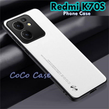 For Redmi K70S Cover Silicone Professional Full Case Classic Simple Solid Color Phone Case Cover sweatproof
