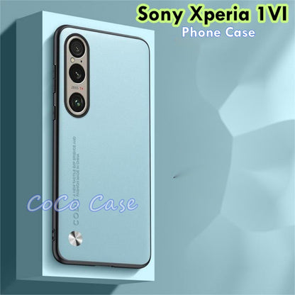 For Sony Xperia 1VI Cover Silicone Professional Full Case Classic Simple Solid Color Phone Case Cover sweatproof