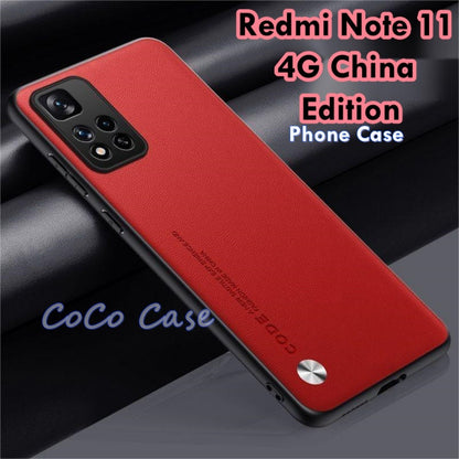 For Redmi Note 11 4G China Edition Cover Silicone Professional Full Case Classic Simple Solid Color Phone Case Cover sweatproof