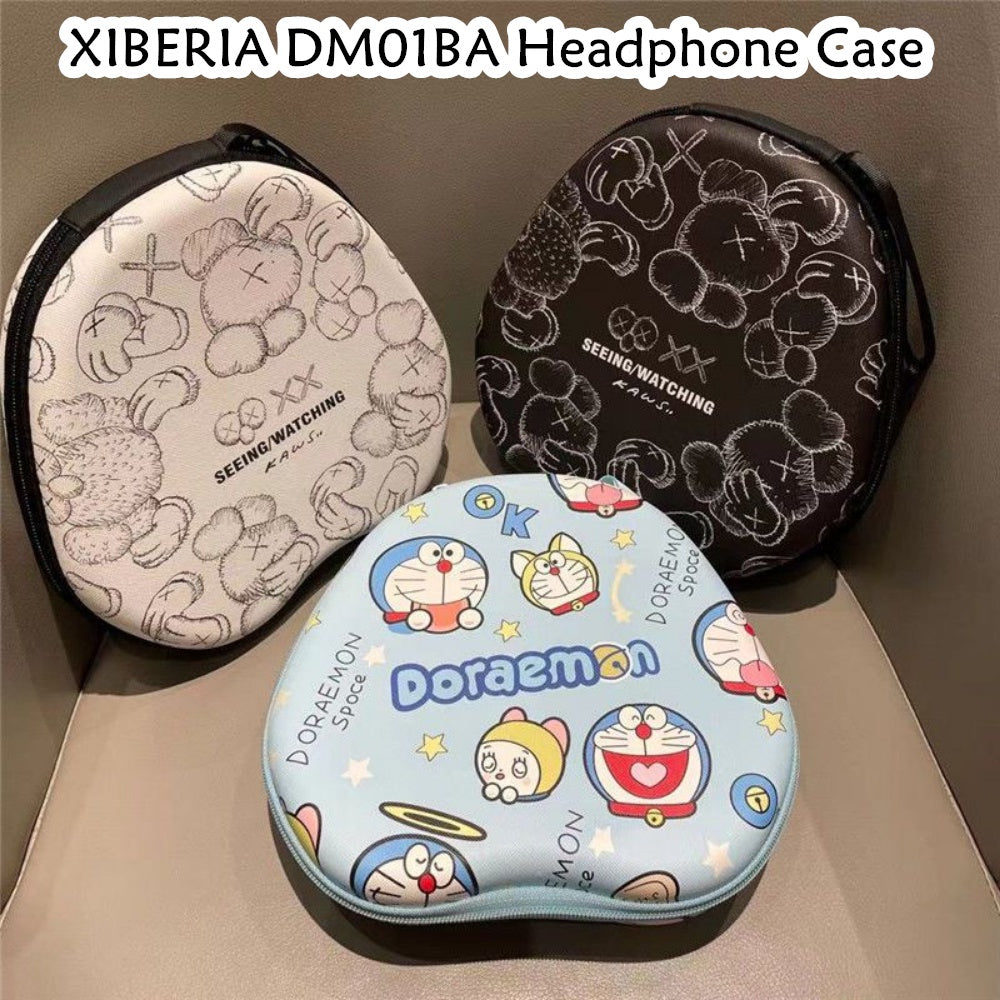 For XIBERIA DM01BA Headphone Case Cartoon Creative Patterns Headset Earpads Storage Bag Casing Box