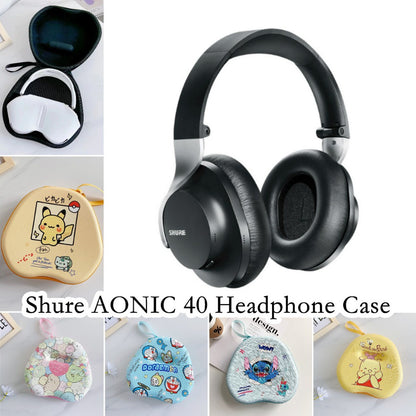 For Shure AONIC 40 Headphone Case Cartoon Creative Patterns Headset Earpads Storage Bag Casing Box