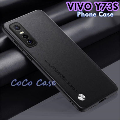 For VIVO Y73S Cover Silicone Professional Full Case Classic Simple Solid Color Phone Case Cover sweatproof
