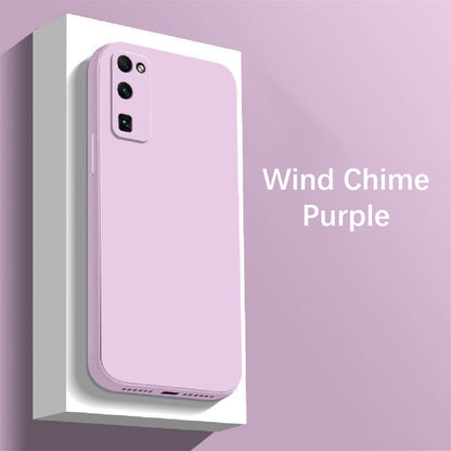 For Honor 30 Pro Cover Drop and wear resistant Silicone Full Case Classic Simple Solid Color Phone Case Cover