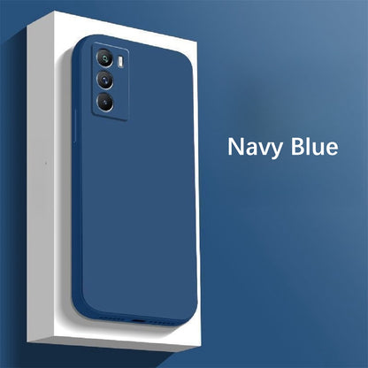 For IQOO Neo 5S Cover Drop and wear resistant Silicone Full Case Classic Simple Solid Color Phone Case Cover