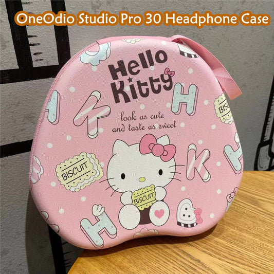 For OneOdio Studio Pro 30 Headphone Case Cartoon Creative Patterns Headset Earpads Storage Bag Casing Box