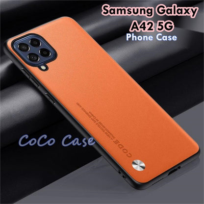 For Samsung Galaxy A42 5G Cover Silicone Professional Full Case Classic Simple Solid Color Phone Case Cover sweatproof