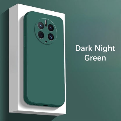 For Huawei Mate 50 Pro Cover Drop and wear resistant Silicone Full Case Classic Simple Solid Color Phone Case Cover