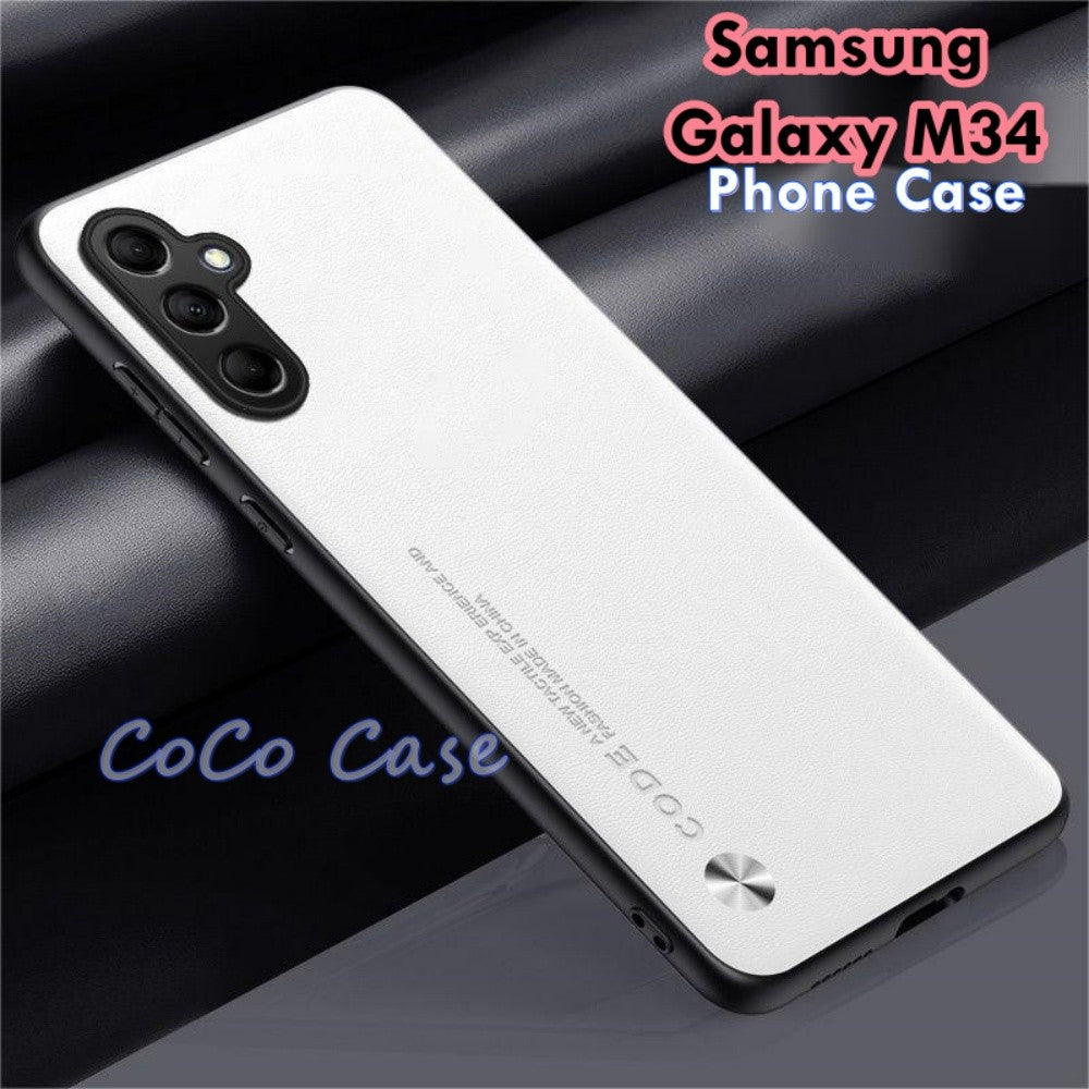 For Samsung Galaxy M34 Cover Silicone Professional Full Case Classic Simple Solid Color Phone Case Cover sweatproof