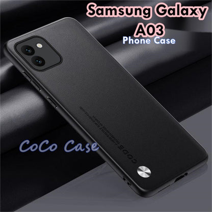 For Samsung Galaxy A03 Cover Silicone Professional Full Case Classic Simple Solid Color Phone Case Cover sweatproof
