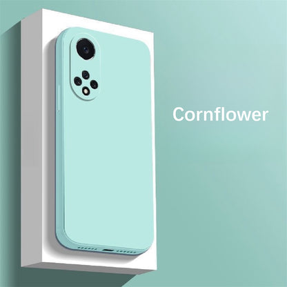 For Huawei Nova 9 Cover Drop and wear resistant Silicone Full Case Classic Simple Solid Color Phone Case Cover